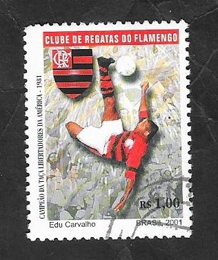 2709 - Club de Regatas de Flamengo, ganador de la copa Libertadores