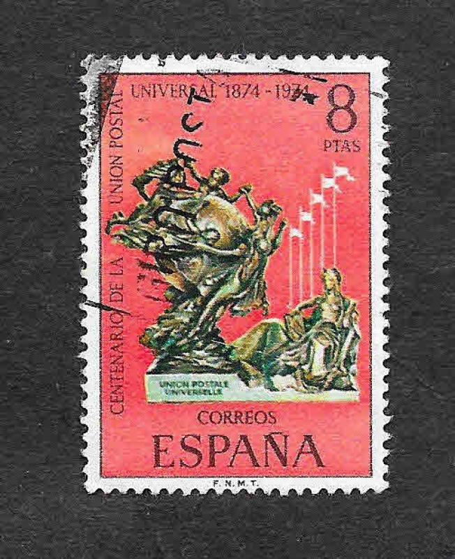 Edf 2212 - Centenario de la Unión Postal Universal (1874-1974)