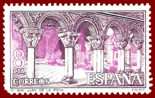 Edifil 2298 Monasterio San Juan de la Peña 8 NUEVO