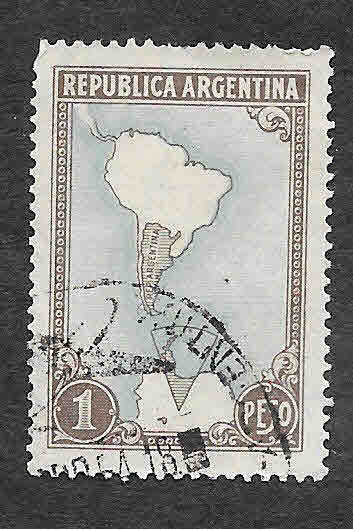 594 - Mapa de Sudamérica