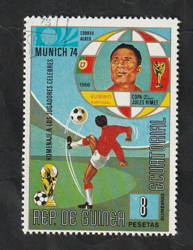 24 - Mundial de Fútbol Munich 74, Eusebio de Portugal