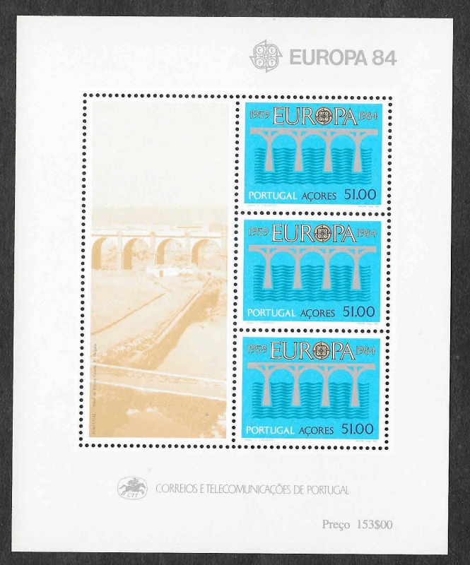 HB 344a - XXV Aniversario de la Conferencia Postal de Correos y Telecomunicaciones. C.E.P.T. (AZORES