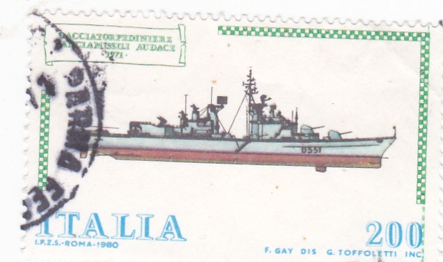 Construcción naval italiana- Audaz