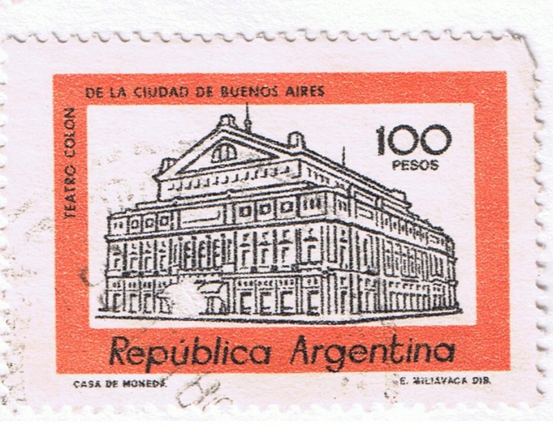 Teatro colón  de la ciudad de Buenos Aires