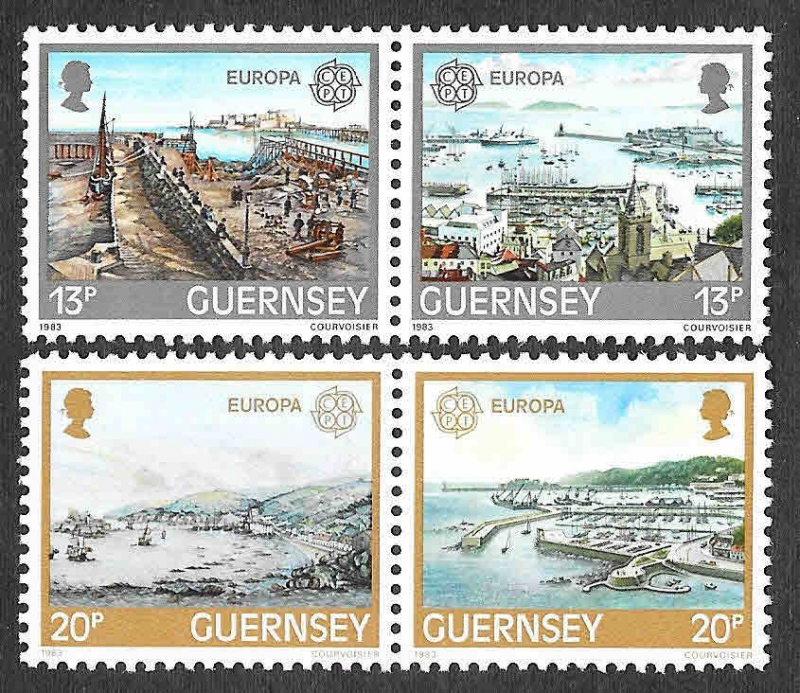 260-261a-262-263a - EUROPA (GUERNSEY)