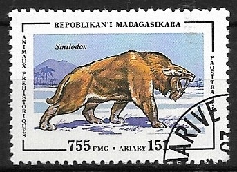 Animales prehistóricos - Smilodon