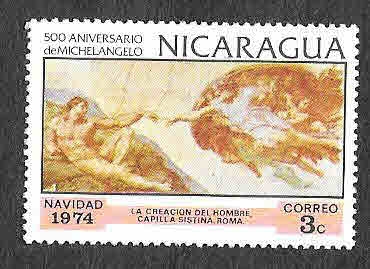 956 - 500 Aniversario del Nacimiento de Michelangelo Buonarroti