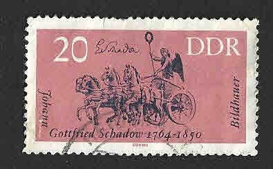 688 - 200 Aniversario del Nacimiento de Johann Gottfried Schadow (DDR)