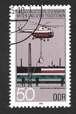 2498 - 150 Aniversario de los Ferrocarriles Alemanes (DDR)