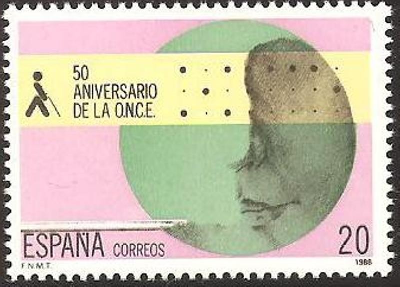 2985 - 50 anivº de la organización nacional de ciegos españoles, ONCE