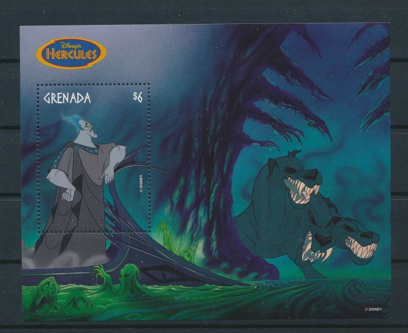 Grenada 1998 Walt Disney Hercules buena hoja muy fina **