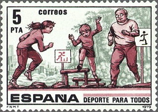 ESPAÑA 1979 2516 Sello Nuevo Deporte para todos