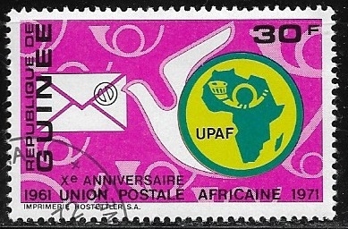 X Aniversario de la Unión Postal Africana