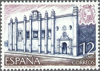 ESPAÑA 1979 2545 Sello Nuevo América-España Universidad San Marcos Lima