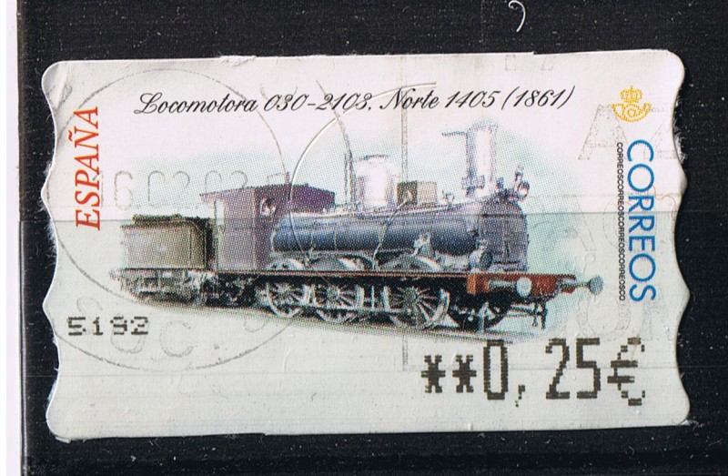 Locomotora  030 - 2103.  Norte 1405  año 1861