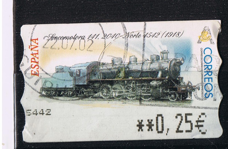 Locomotora  141 - 2040.  Norte 4542  año 1918