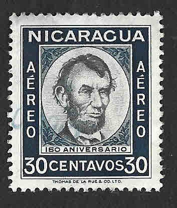 C437 - 150 Aniversario del Nacimiento de Abraham Lincoln