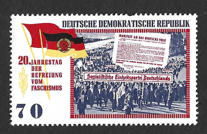 768 - XX Aniversario de la Liberación del Fascismo (DDR)