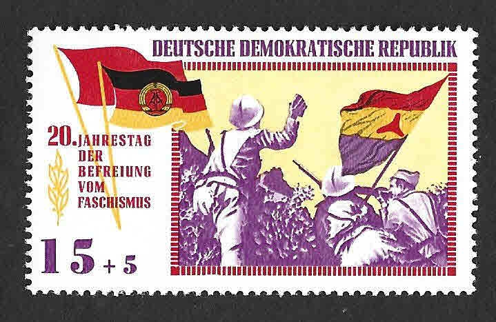 B129 - XX Aniversario de la Liberación del Fascismo (DDR)