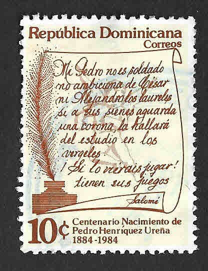 905 - Centenario del Nacimiento de Pedro Enríquez Ureña