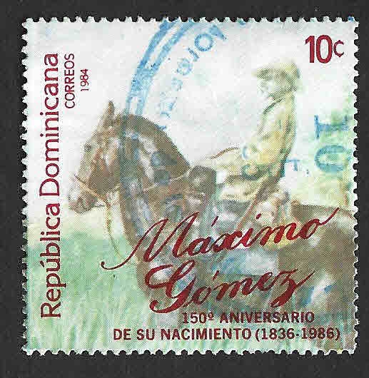 921 - 150 Aniversario del Nacimiento de Máximo Gómez