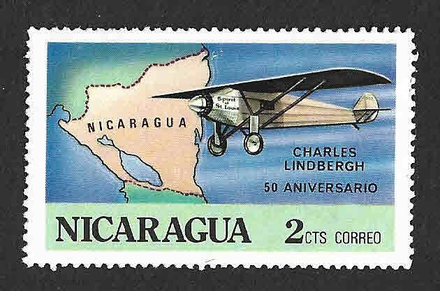 1055 - L Aniversario del Vuelo Transatlántico de Lindbergh