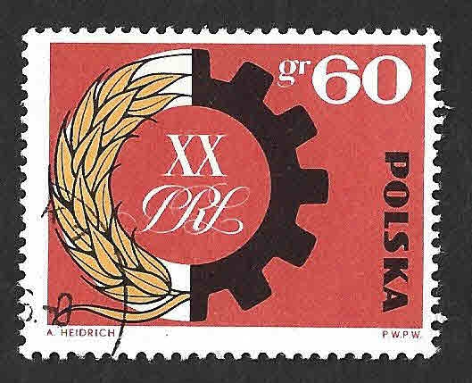 1244 - XX Aniversario de la República Popular de Polonia