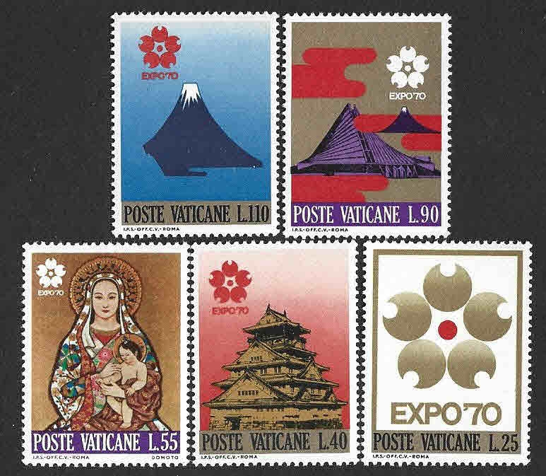 479-483 - Exposición Internacional de Osaka EXPO '70 