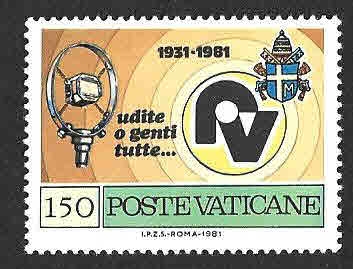 682 - L Aniversario de Radio Vaticano