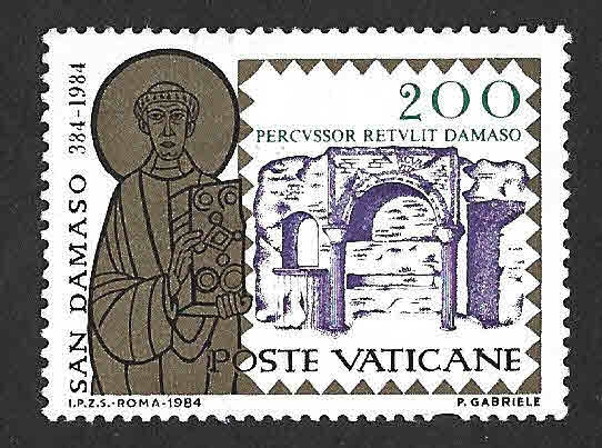 749 - XVI Centenario de la Muerte del Papa San Dámaso