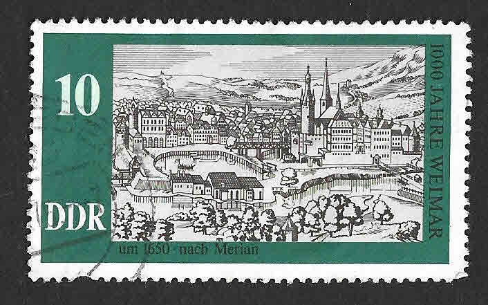 1686 - Milenario de la Ciudad de Weimar (DDR)