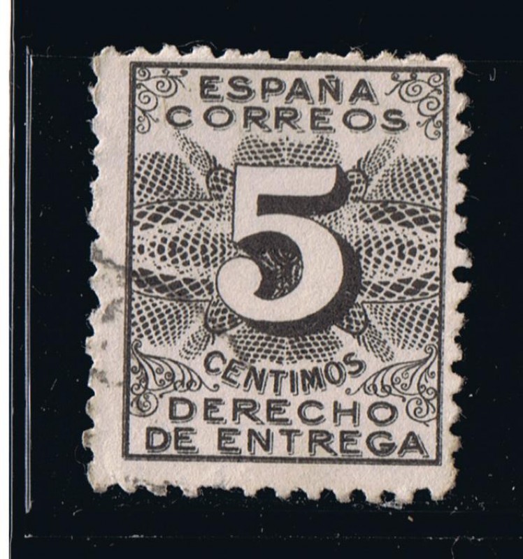 Edifil  nº  592   Derecho de entrega