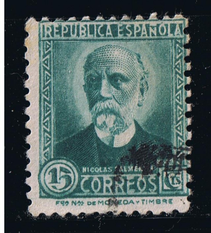 Edifil  nº  657   República Española    Nicolás Salmerón