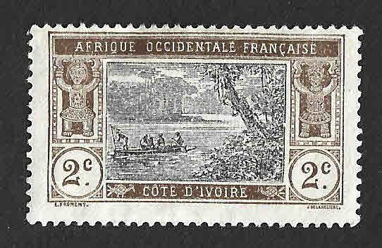 43 - Laguna de Ebrié (AFRICA OCCIDENTAL FRANCESA)