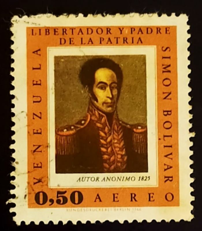 Simon Bolivar. Retrato