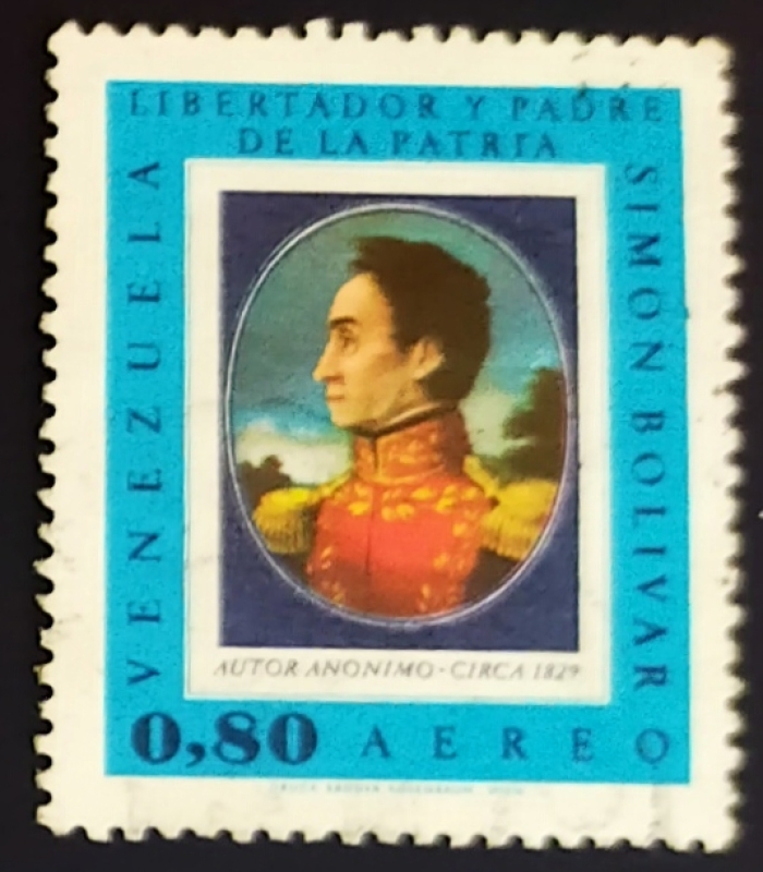 Simon Bolivar. Retrato