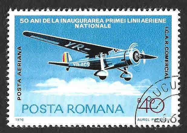 C201 - L Aniversario de las Líneas Aéreas Rumanas