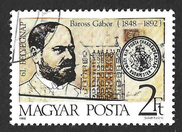 3149 - CXL Aniversario del Nacimiento de Gabor Baross