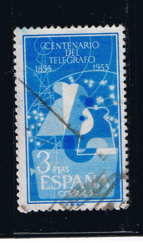 Edifil  nº  1182  1er  Centenario del Telégrafo