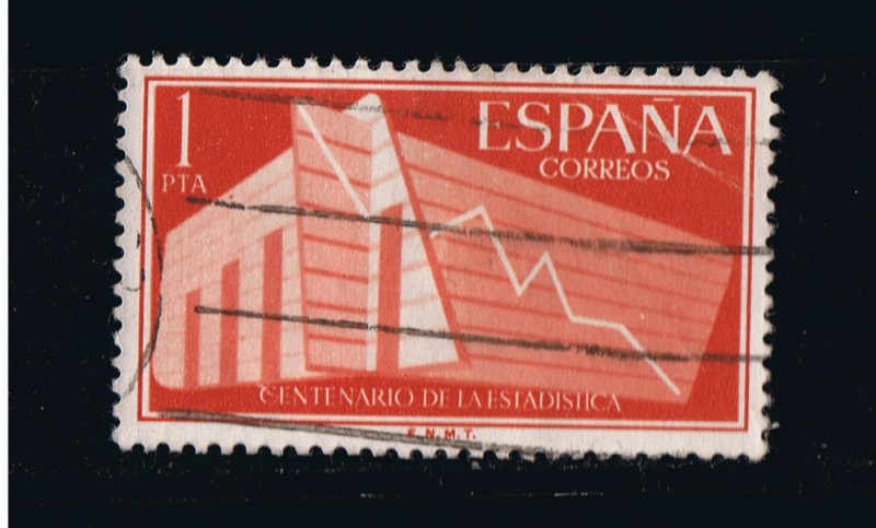 Edifil  nº  1198 1er Cent. de la Estadística Española