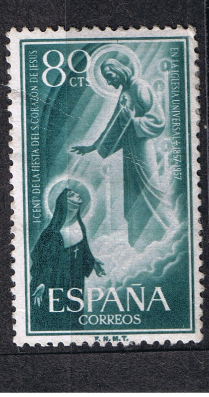 Edifil  nº  1208 Centenario de la Fiesta del Sagrado Corazón de Jesús