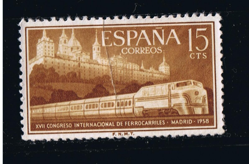 Edifil  nº  1232   XVII  Congreso Internacional de Ferrocarriles