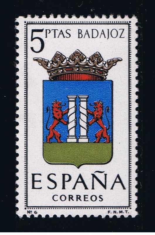 Edifil  1411 Escudos de las Capitales  de provincias Españolas  