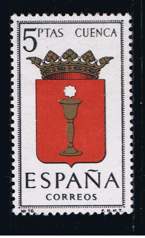 Edifil  1484 Escudos de las Capitales  de provincias Españolas  