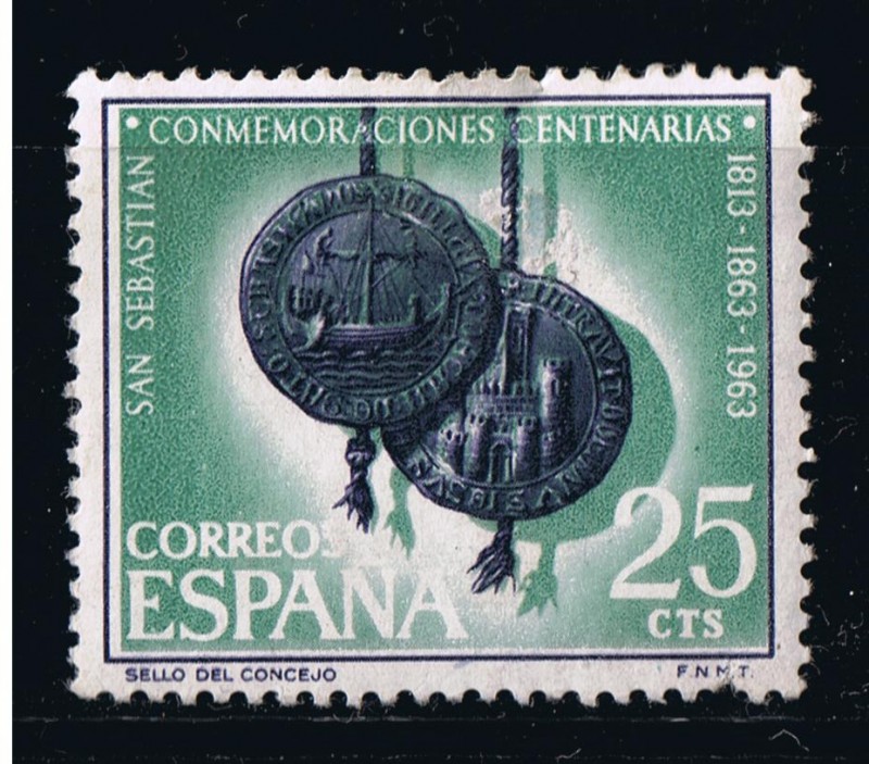 Edifil  1516   Conmemoraciones Centenarias de San Sebastián  