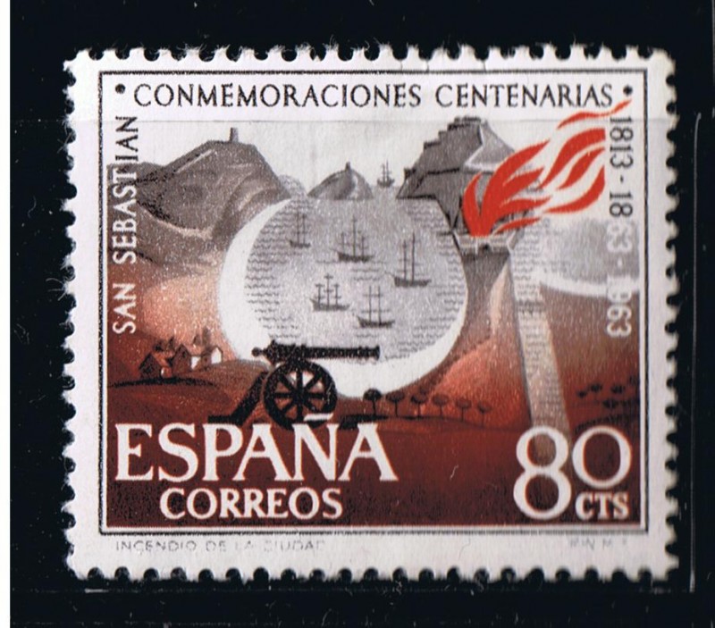 Edifil  1517   Conmemoraciones Centenarias de San Sebastián  