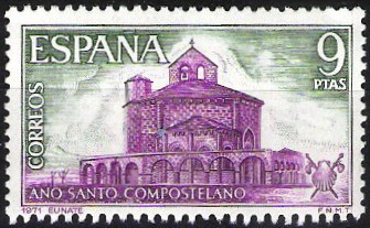 Año Santo Compostelano. Iglesia románica de Eunate, Navarra.