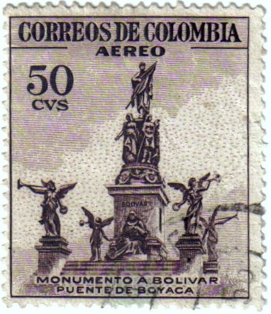 Monumento a Bolivar puente de Boyaca. Colombia