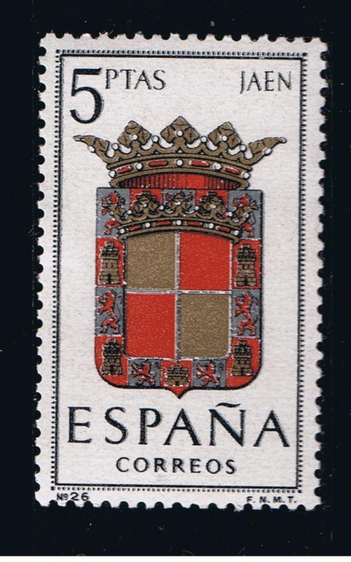 Edifil  1552  Escudos de las capitales de provincias españolas  