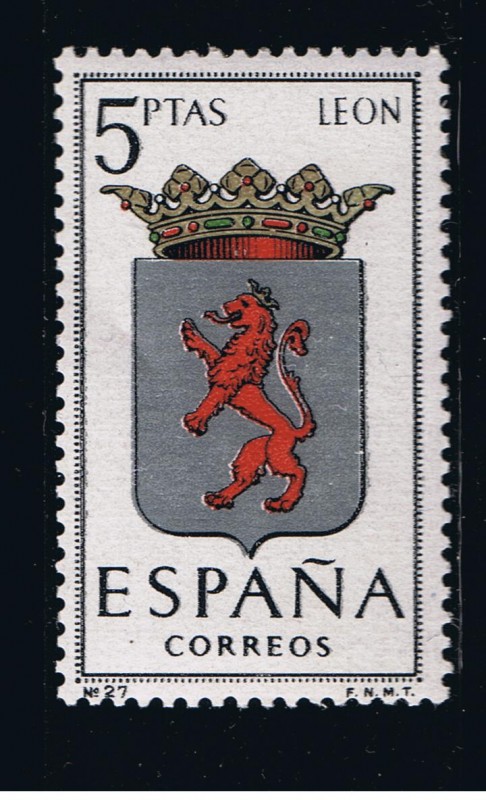 Edifil  1553  Escudos de las capitales de provincias españolas  